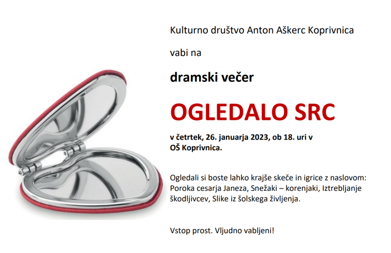 PRIREDITEV OGLEDALO SRC