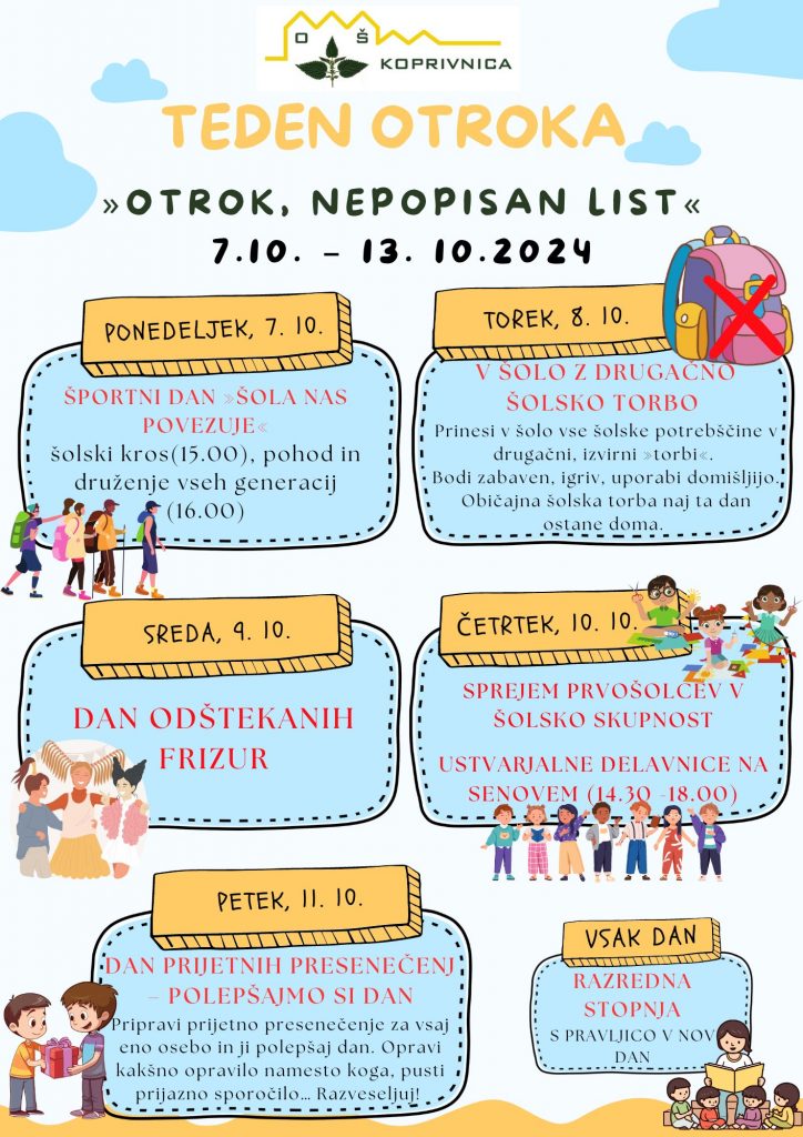 TEDEN OTROKA